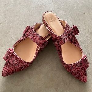 Anthropologie Bill Blass Sylvie Flat Mule